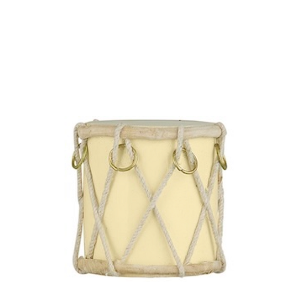 Trommel Weihnachstdekoration  in creme