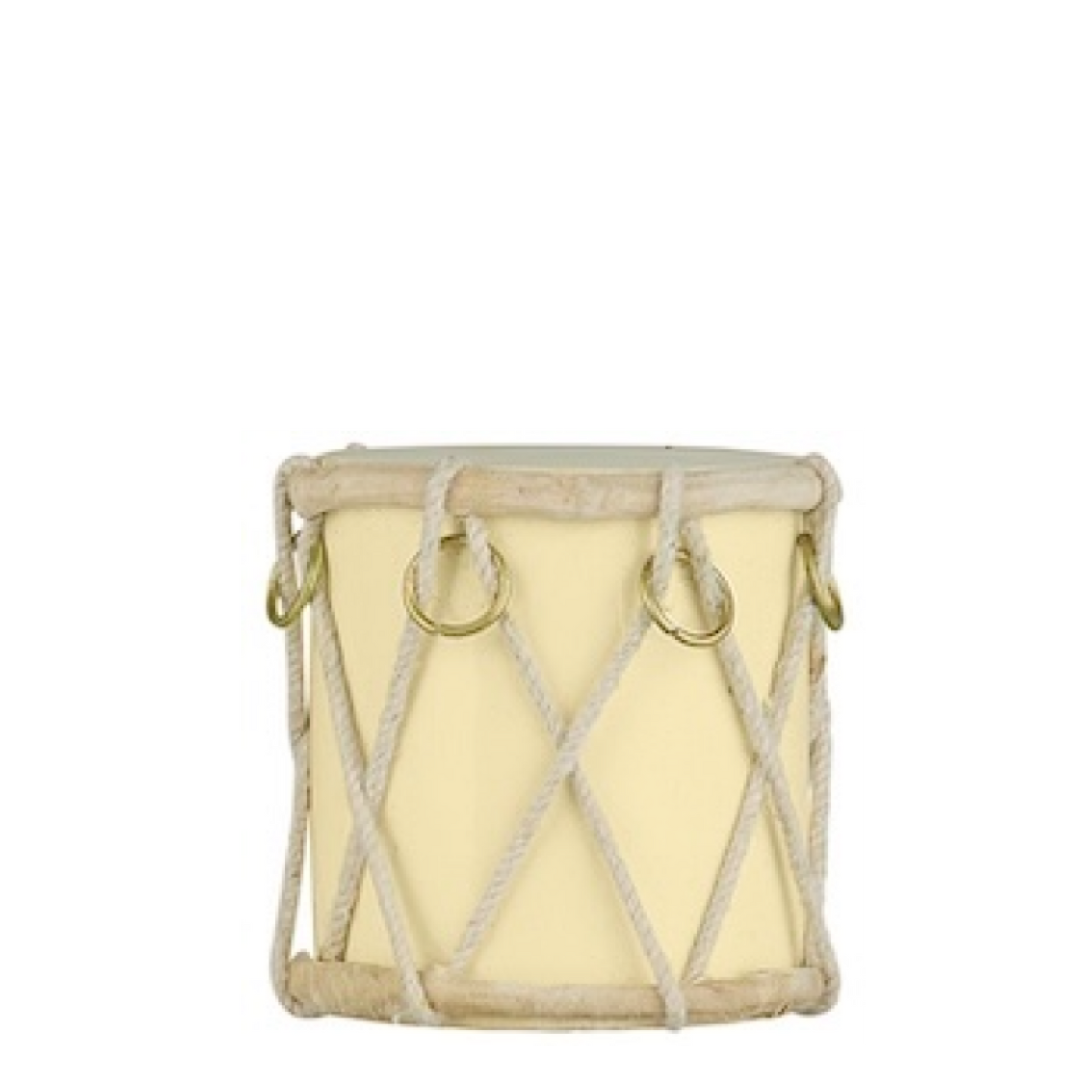 Trommel Weihnachstdekoration  in creme