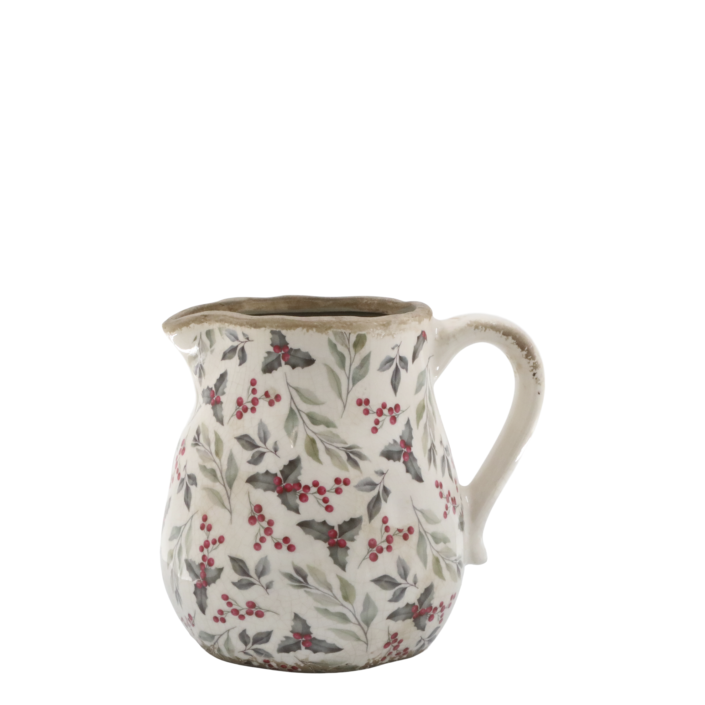 Kanne mit Blättern und Beeren Motiv