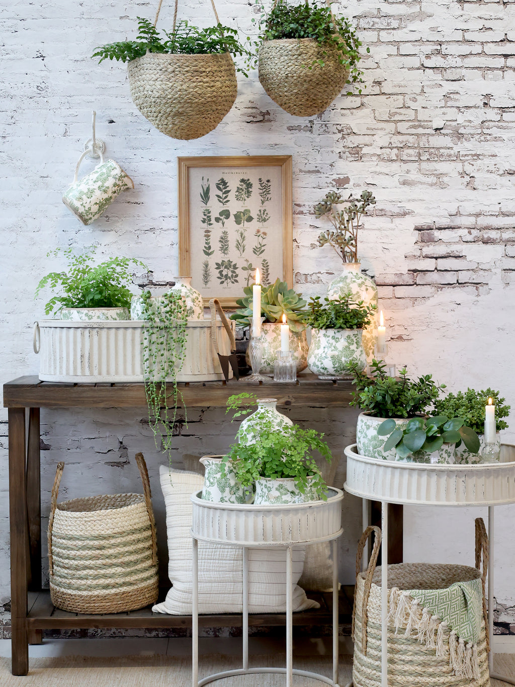 Kanne mit französischem Muster