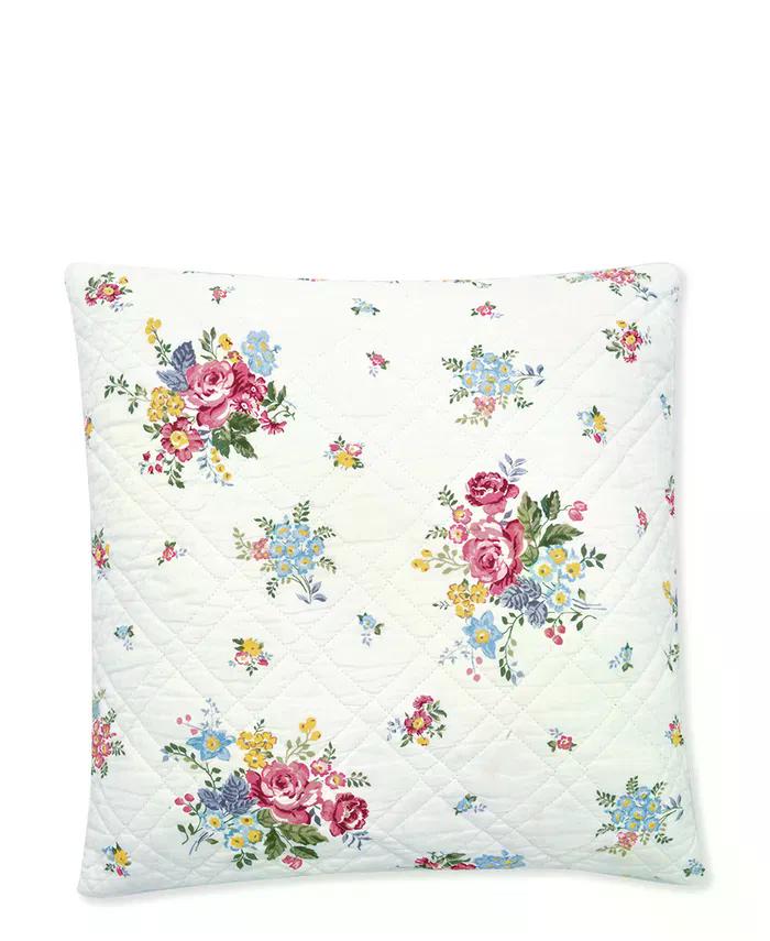 Greengate Kissenbezug Elina in Weiß/Geblümt 50x50cm