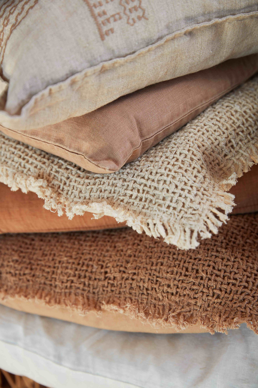 Kissenbezug burned rose