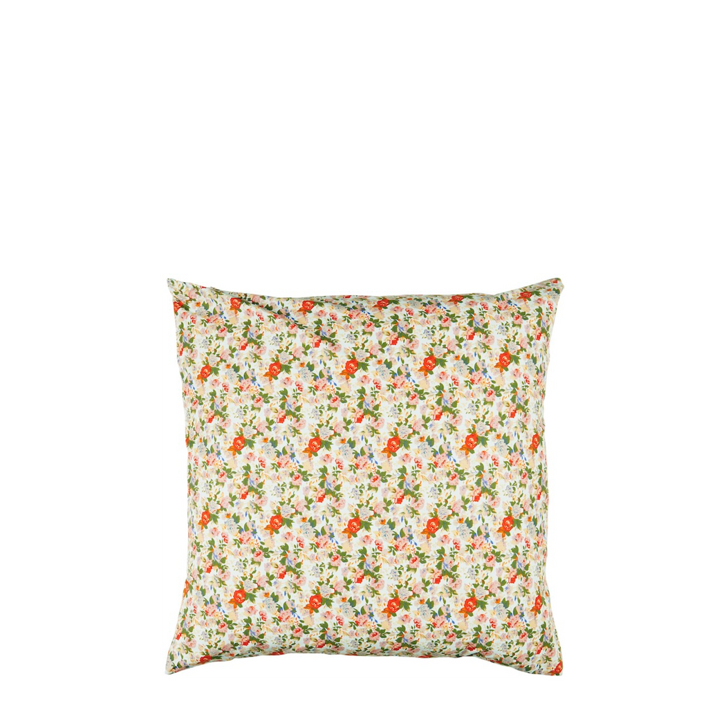 Ib Laursen Kissenbezug orange, rosa und creme Blumen