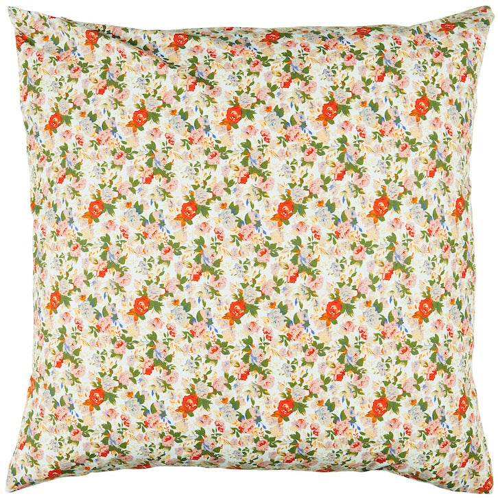 Ib Laursen Kissenbezug orange, rosa und creme Blumen