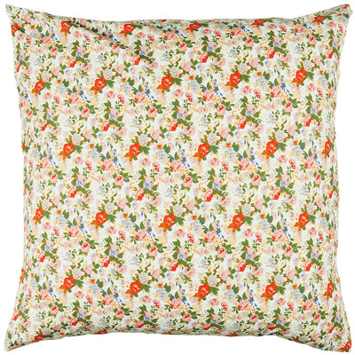 Ib Laursen Kissenbezug orange, rosa und creme Blumen