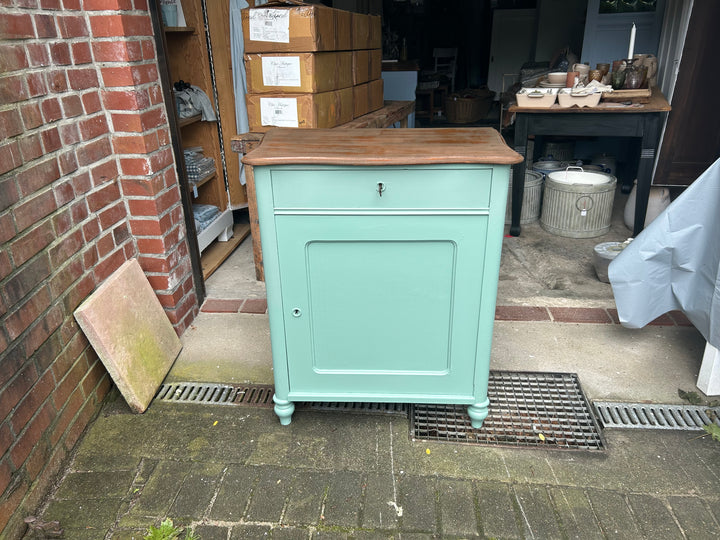 Antike Biedermeier Kommode Salbei Shabby Chic