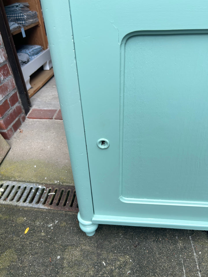 Antike Biedermeier Kommode Salbei Shabby Chic