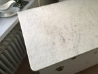 Antike Kommode mit Marmorplatte, Shabby Chic