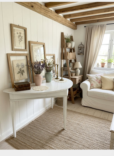 Antiker Konsoltisch, Gustavianisch, Shabby Chic