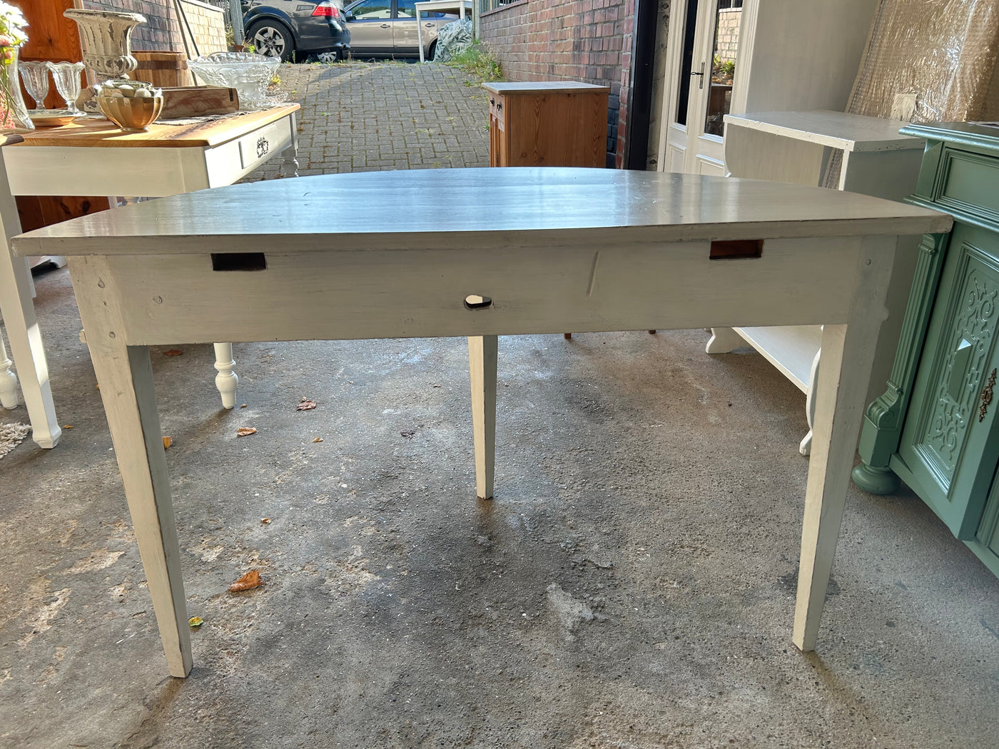 Antiker Konsoltisch, Gustavianisch, Shabby Chic