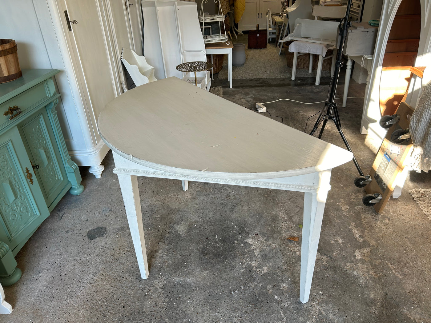 Antiker Konsoltisch, Gustavianisch, Shabby Chic