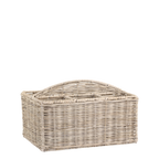 Korb geflochten mit 4 Fächern