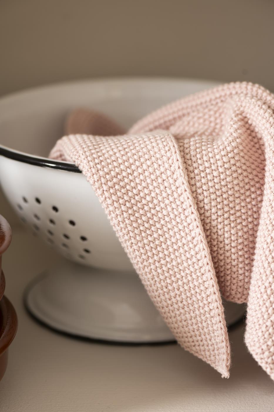 Ib Laursen Küchensieb Emaille weiß mit schwarzer Kante