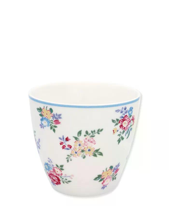 Greengate Latte Becher Elena petit  Weiß/Geblümt
