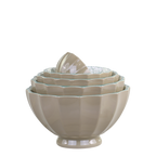 Latteschüsseln mit Muster 5er Set