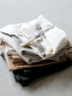 Linas Besteck Antique Champagner mit Silber Deko 4er Satz