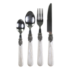 Linas Besteck Antique Perlmut mit Silber Deko 4er Satz