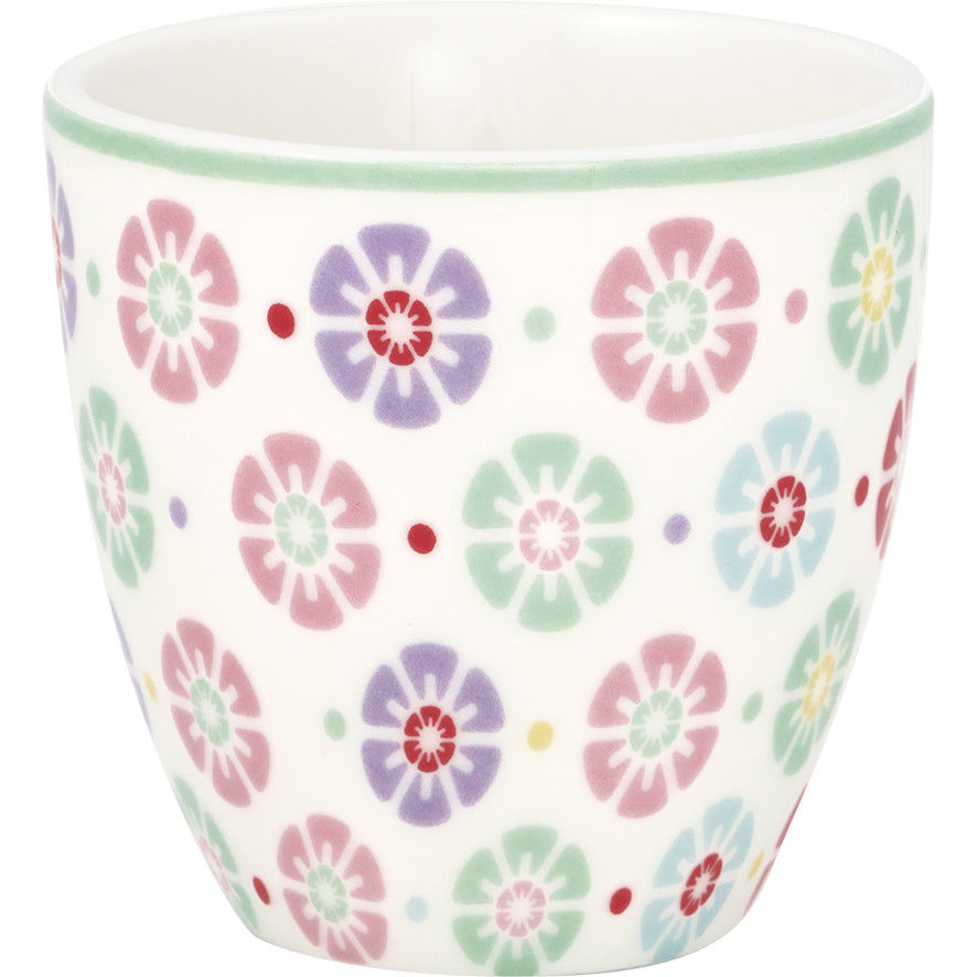 Greengate Mini Latte Cup Rike Weiß/Geblümt