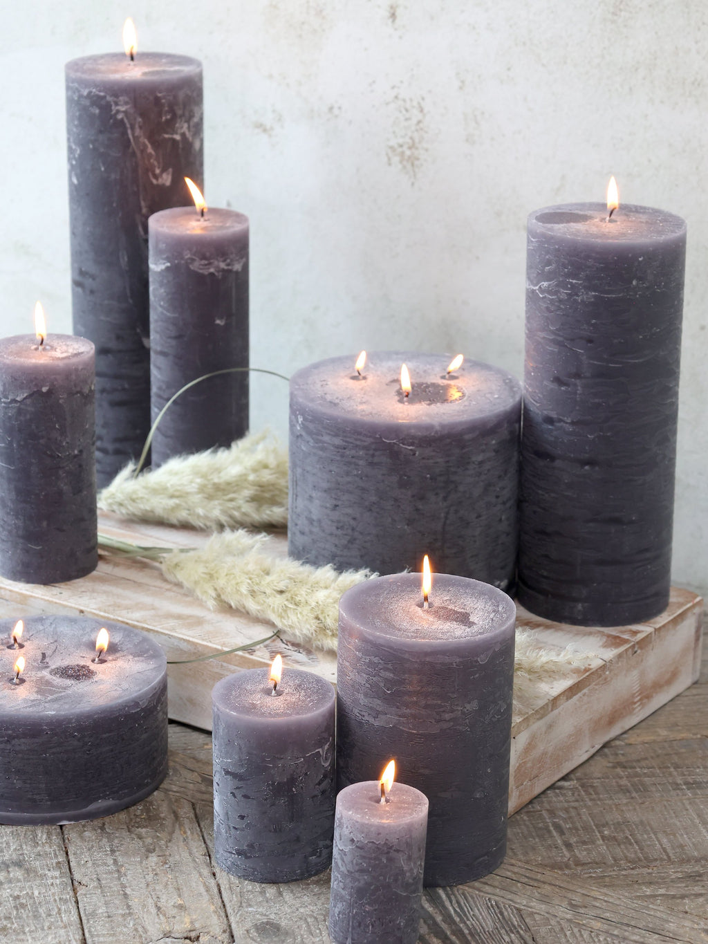 Macon Stumpenkerze rustikale 210 Std