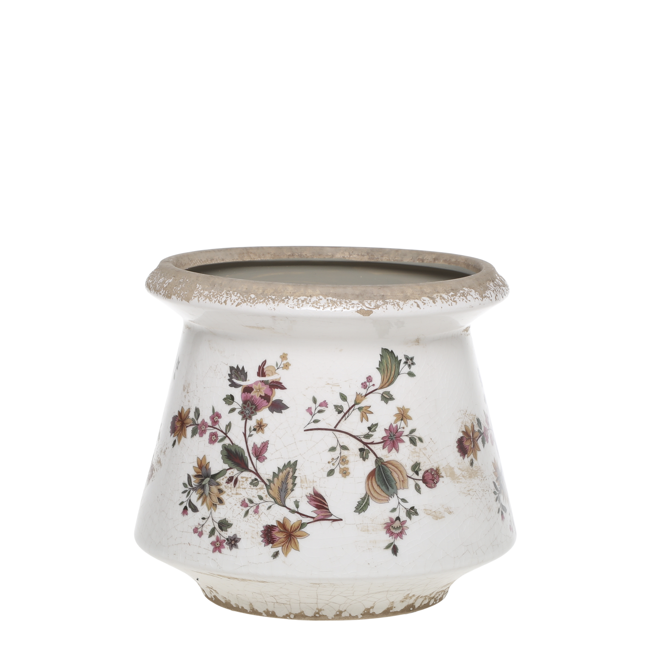 Nancy Blumentopf mit Blumenmotiv