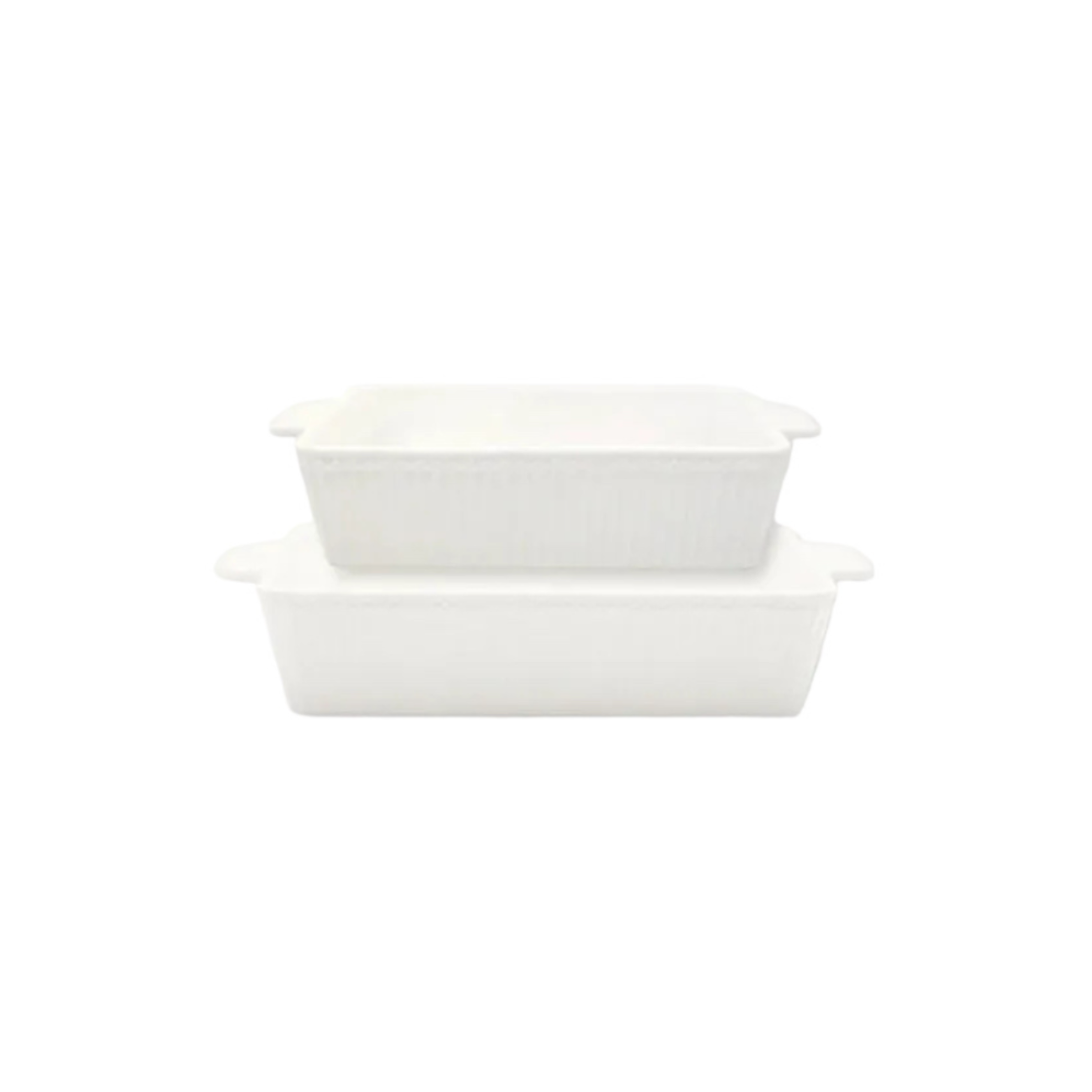 GreenGate Auflaufformen Set Alice weiß klein aus Porzellan