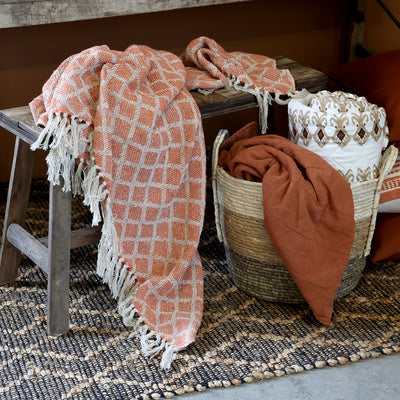 Chic Antique Aix Plaid Garnüberschuss
