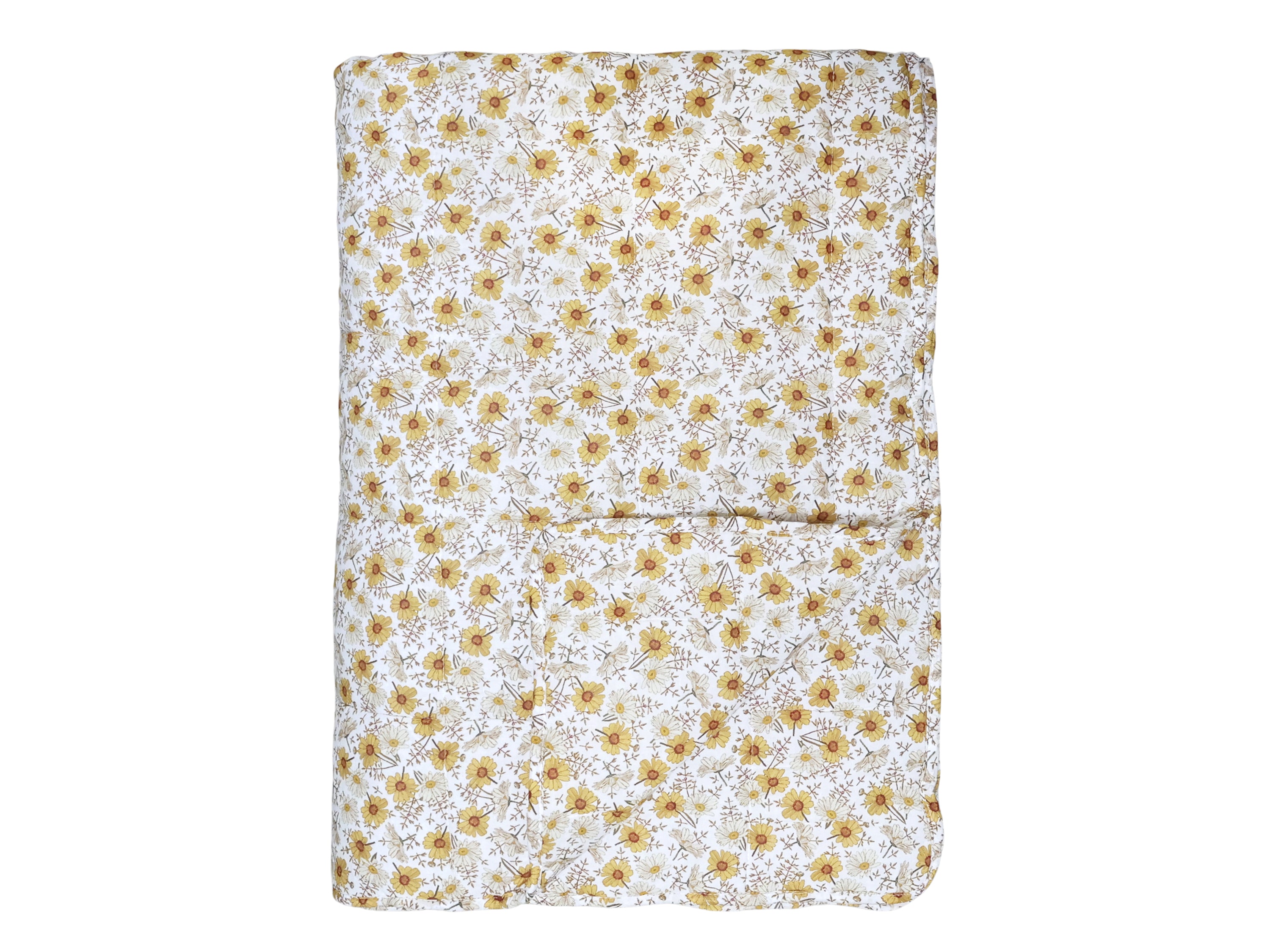 Vintage Quilt mit Magaritenprint