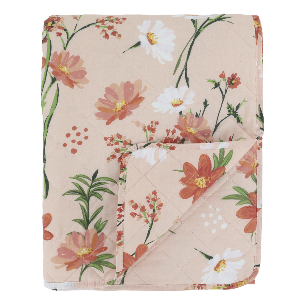 Aix Quilt mit Blumenmuster