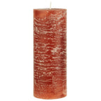 Rustikale Kerze, rustic brown