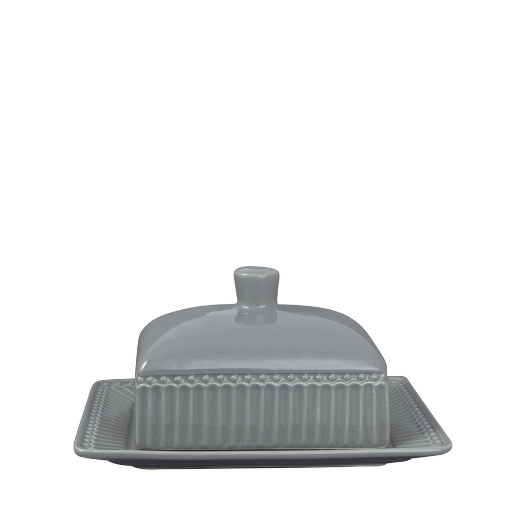 Greengate Butterdose Alice Steingrau