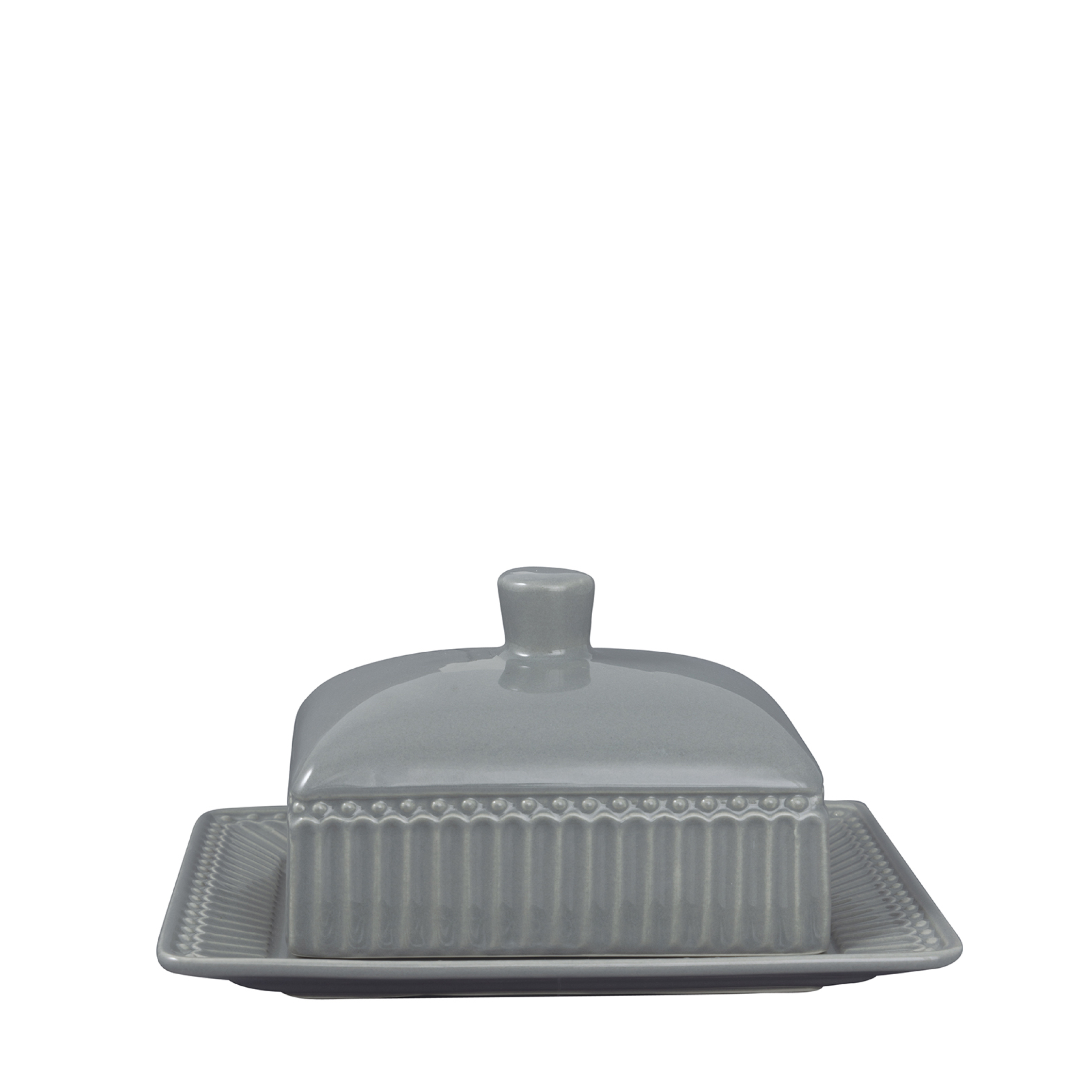 Greengate Butterdose Alice Steingrau