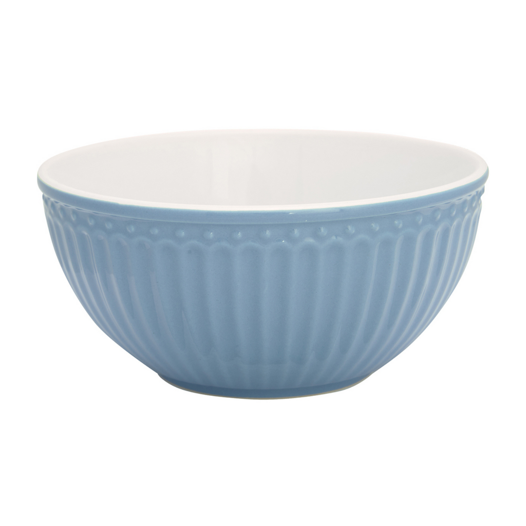 GreenGate Alice Müslischale Himmelblau aus Porzellan 14 cm 0,45 l