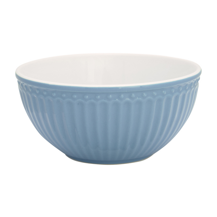 GreenGate Alice Müslischale Himmelblau aus Porzellan 14 cm 0,45 l