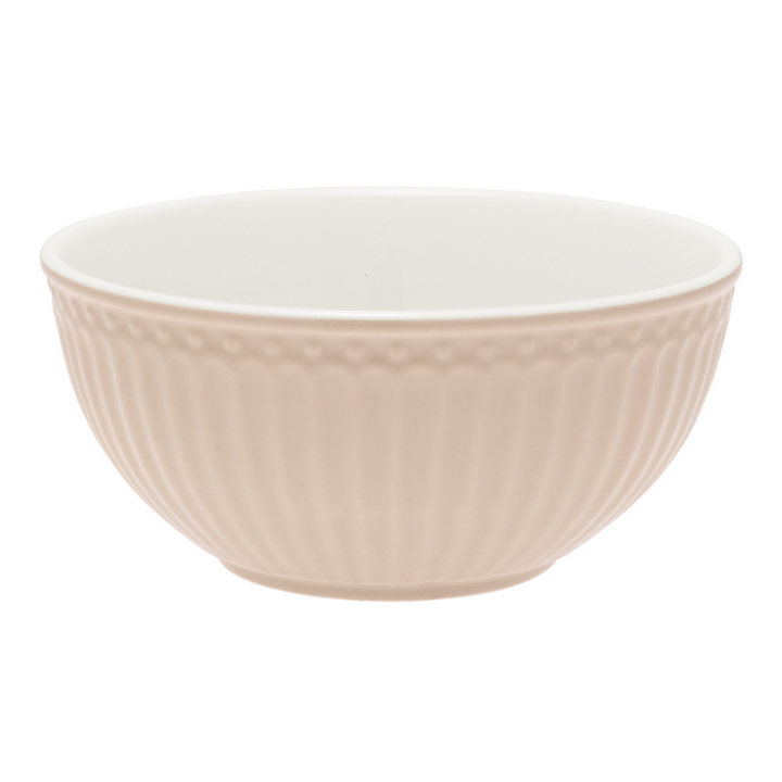 GreenGate Alice Müslischale Karamell aus Porzellan 14 cm