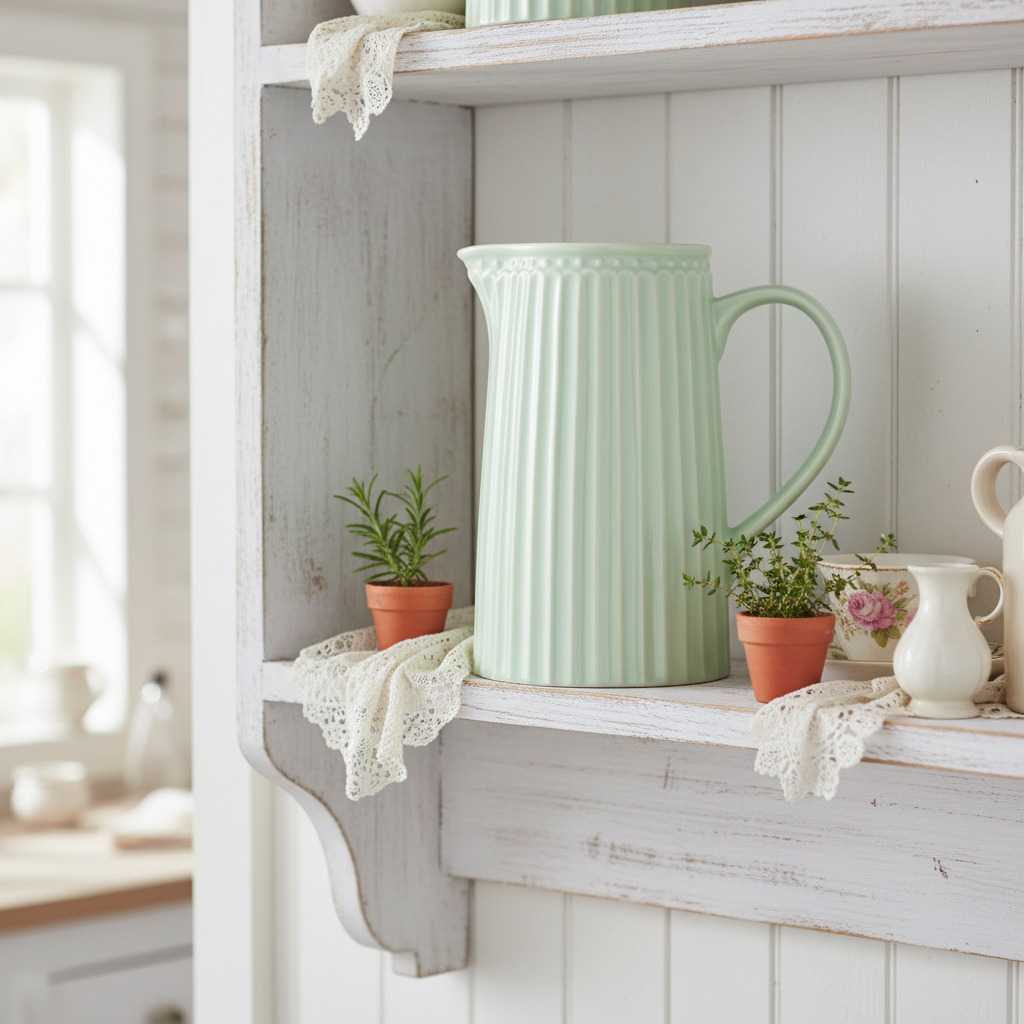 GreenGate Kanne Alice Hellgrün 1L