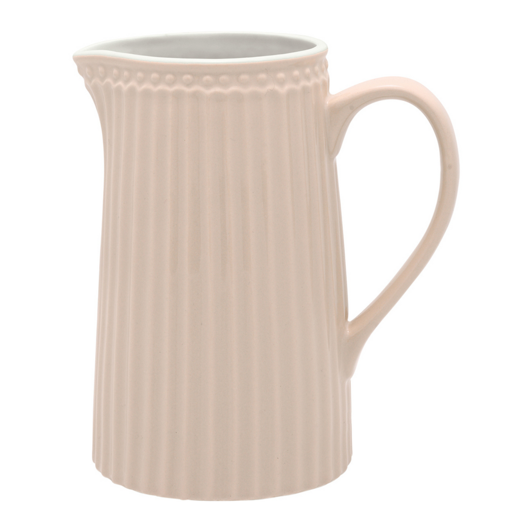 GreenGate Kanne Alice Fudge 1 Liter aus Porzellan freigestellt