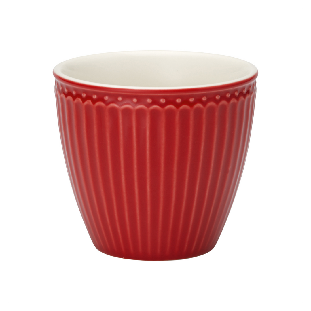 GreenGate Latte Becher Alice Rot freigestellt Produktbild