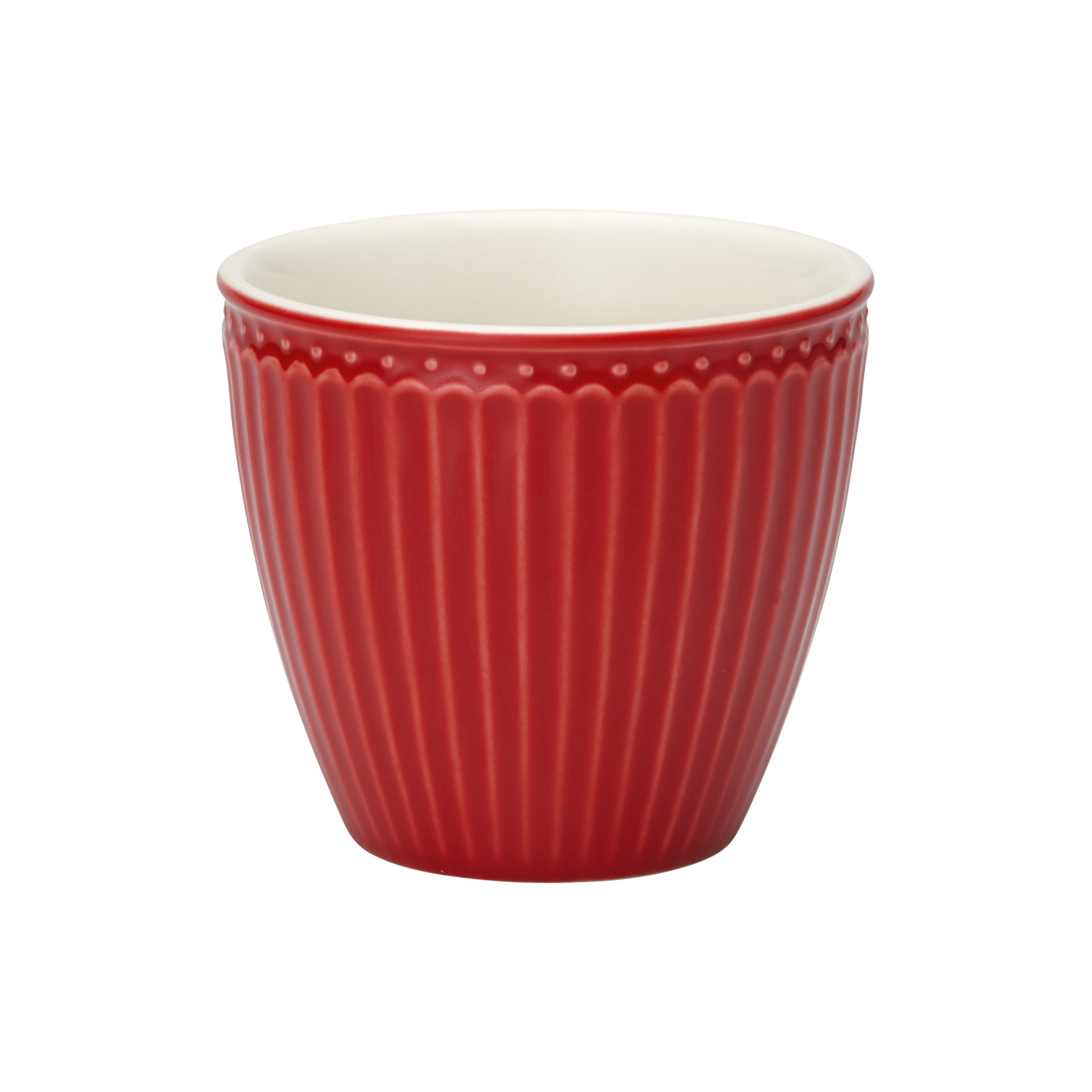 GreenGate Latte Becher Alice Rot freigestellt Produktbild