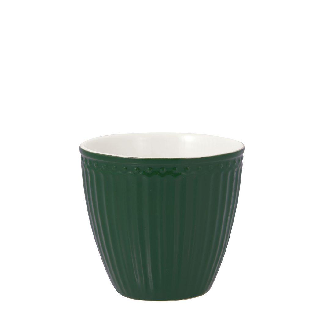 GreenGate Latte Becher Alice Kieferngrün