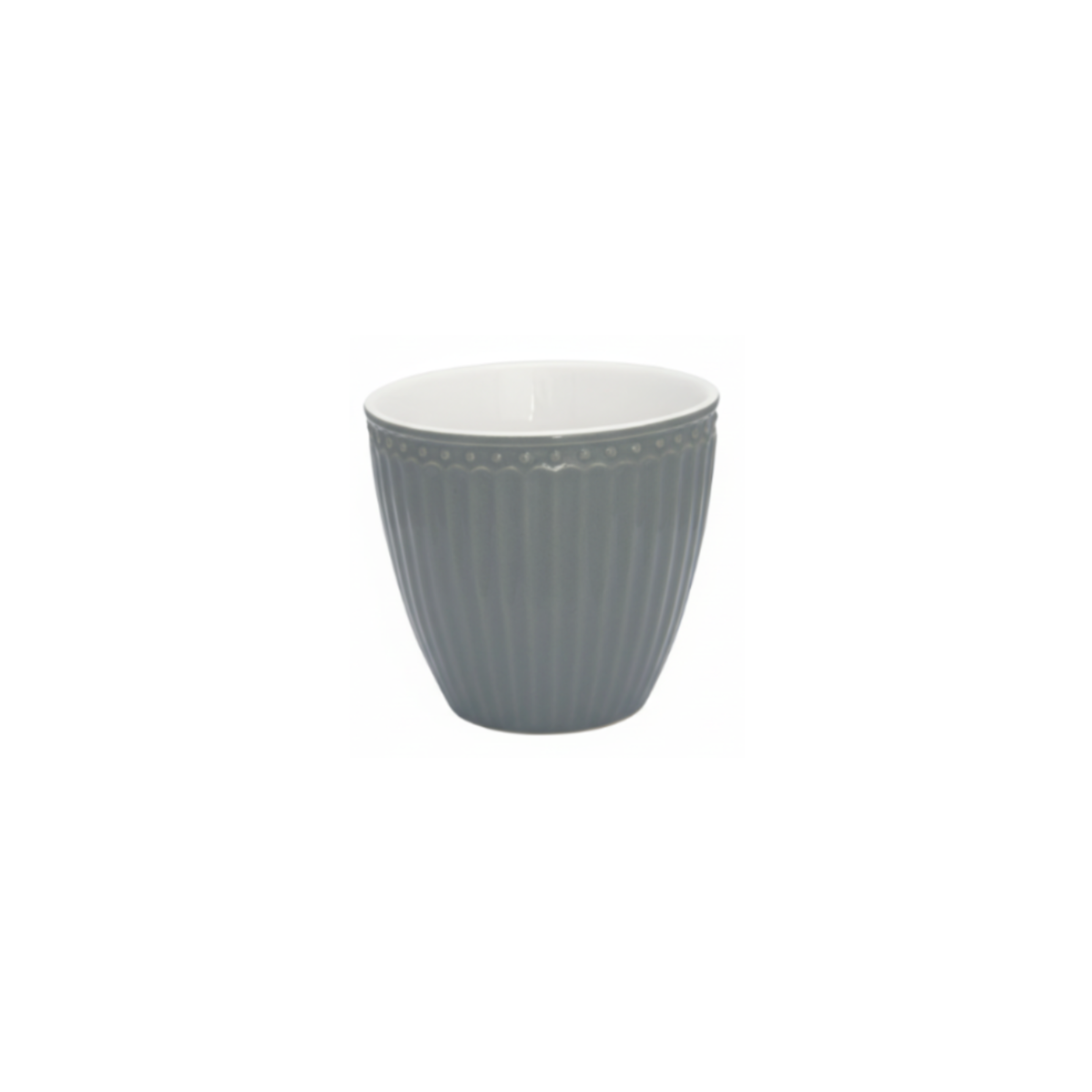 GreenGate Mini Latte Cup Alice Steingrau freigestelltes Produktbild