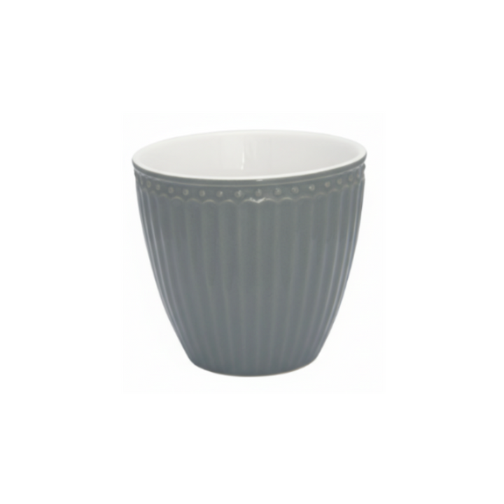 GreenGate Mini Latte Cup Alice Steingrau freigestelltes Produktbild