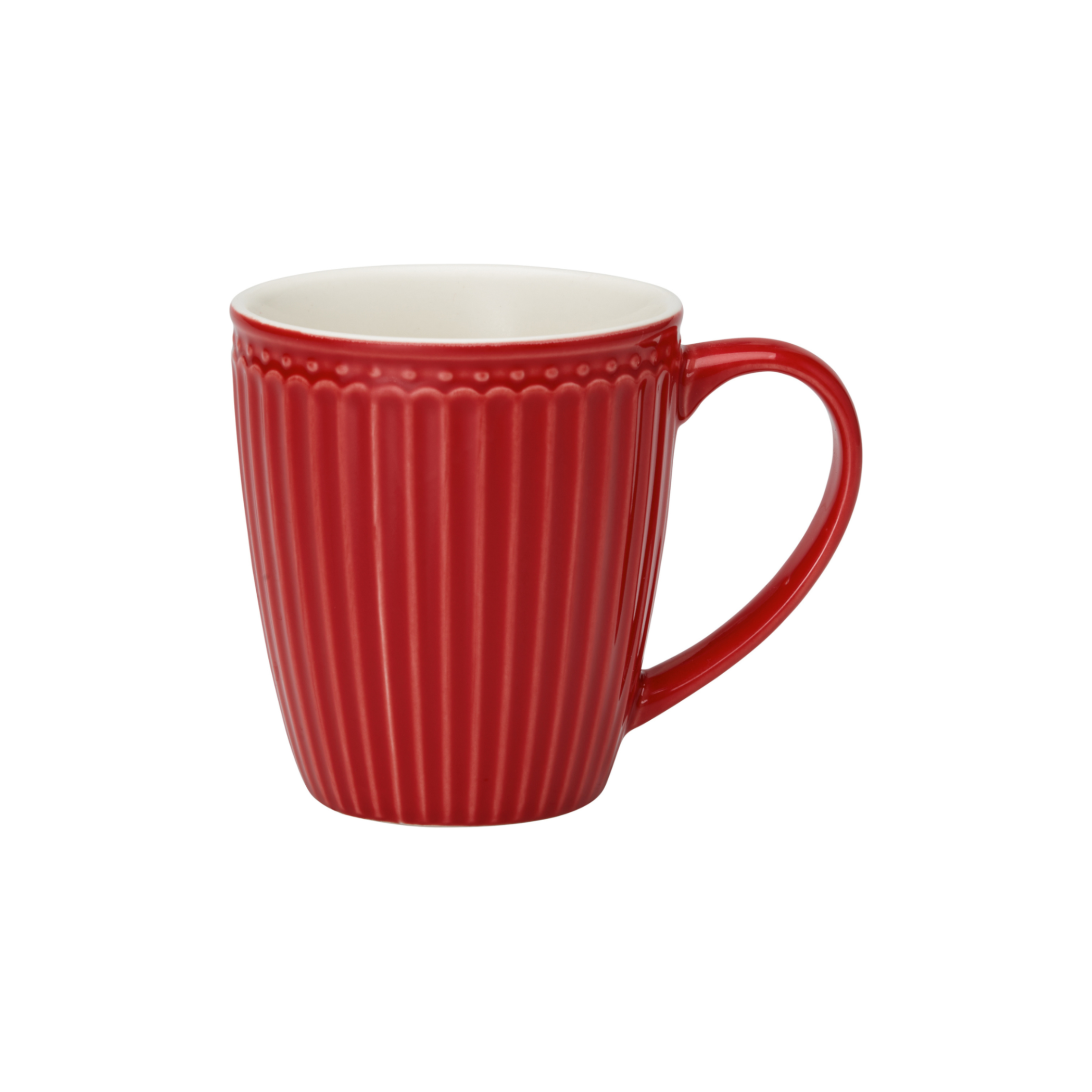 GreenGate Alice Henkeltasse Rot aus Porzellan