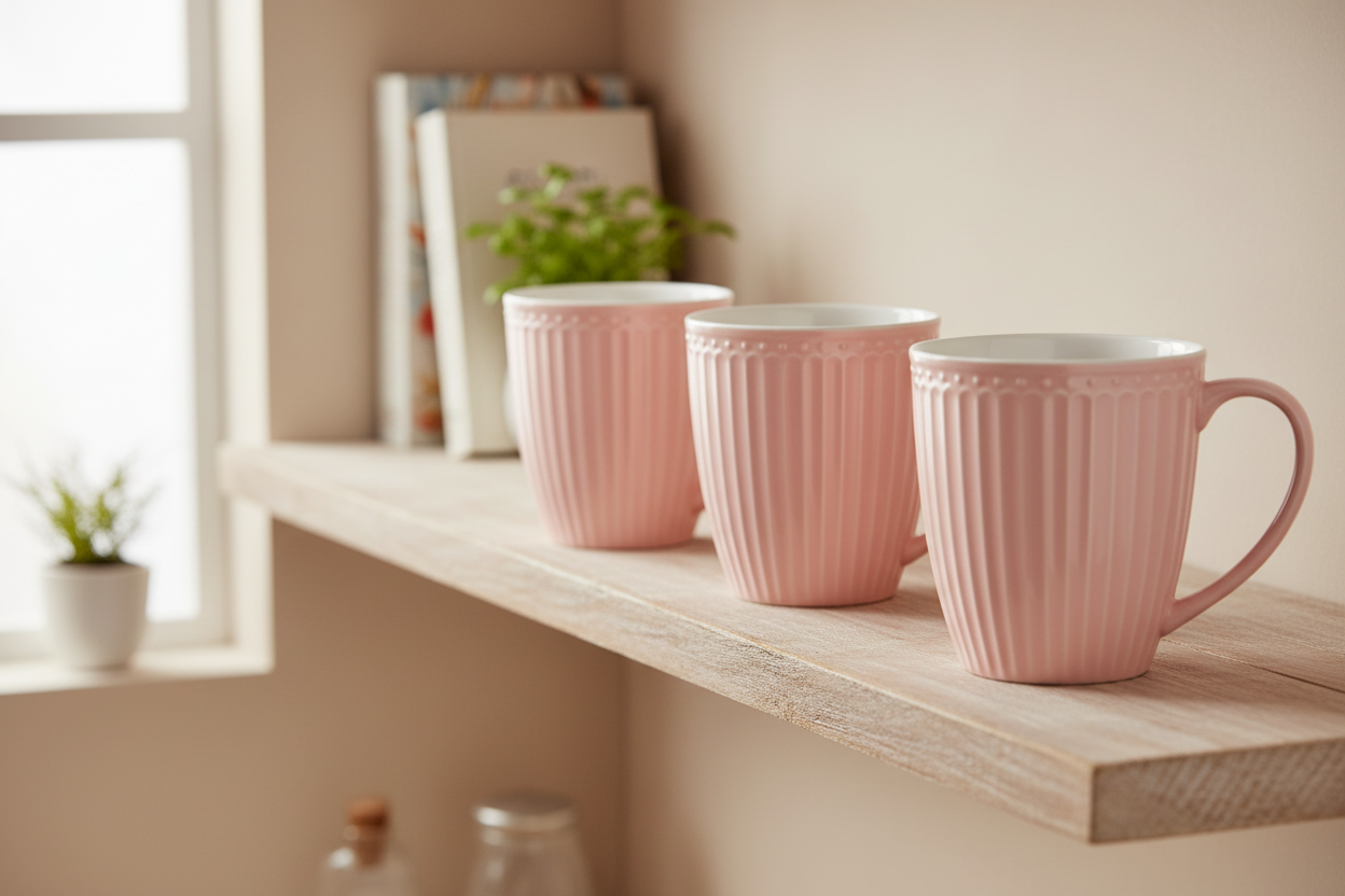 GreenGate Henkeltasse Alice Rosa