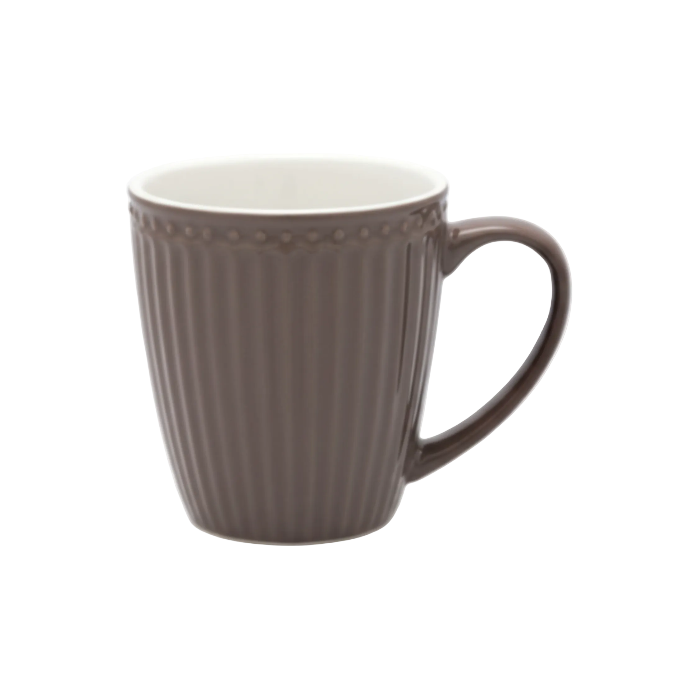 GreenGate Tasse Alice Schokolade 0,35 l aus Porzellan freigestellt
