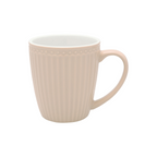 GreenGate Tasse Alice Fudge aus Porzellan – geriffelte Oberfläche mit Henkel
