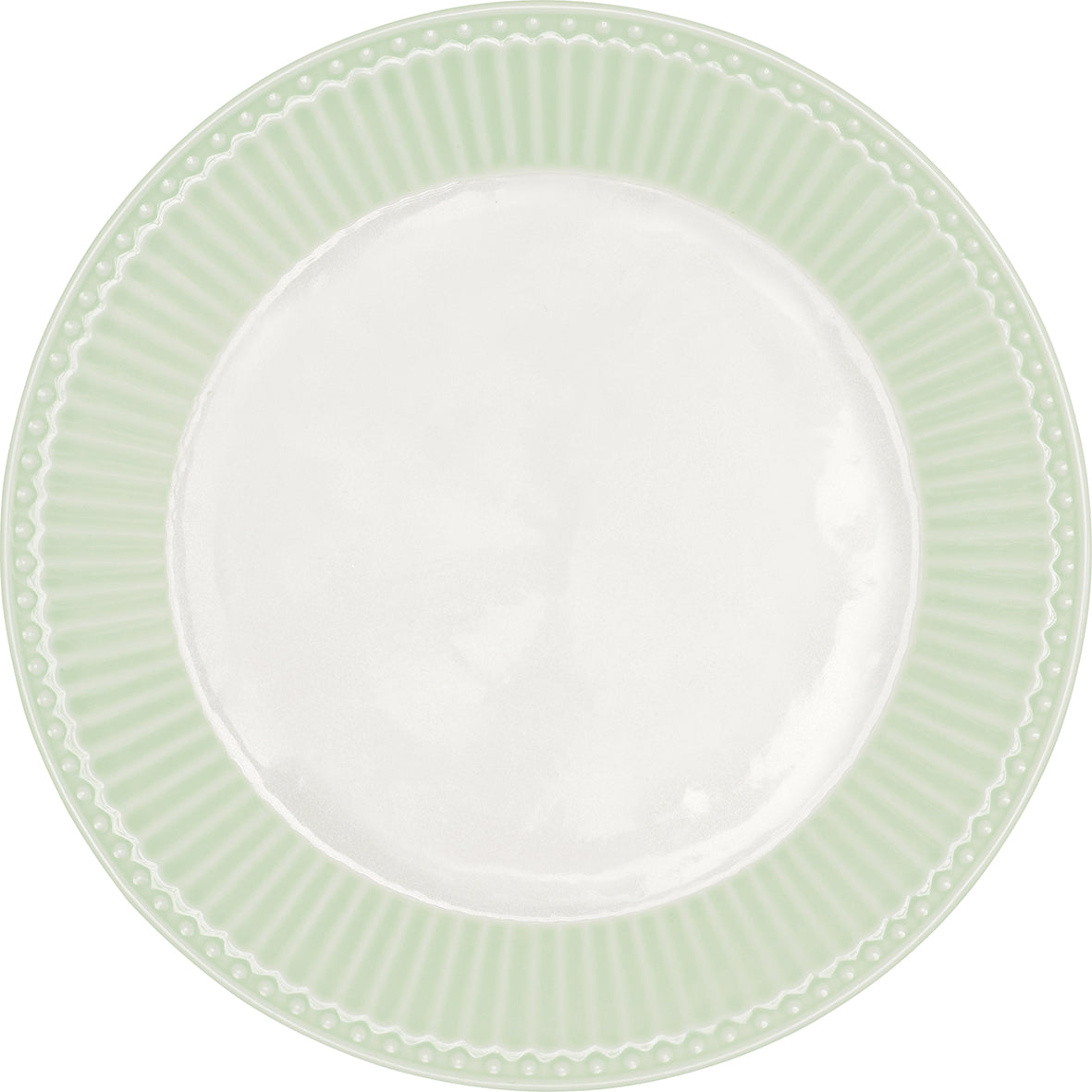 GreenGate Frühstücksteller Alice Hellgrün