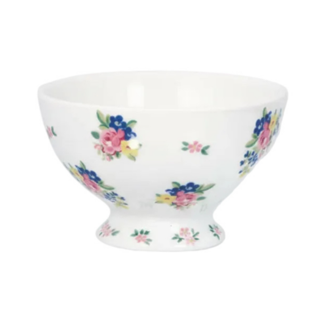 GreenGate Snackschale Augusta weiß geblümt Ø 10 cm