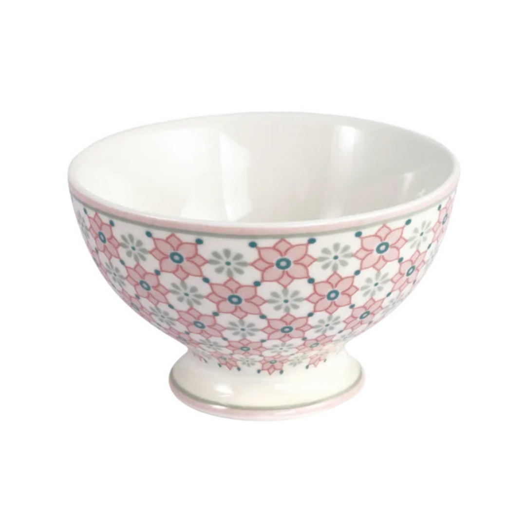 GreenGate Snackschale Gwen hellrosa aus Porzellan Ø 10 cm