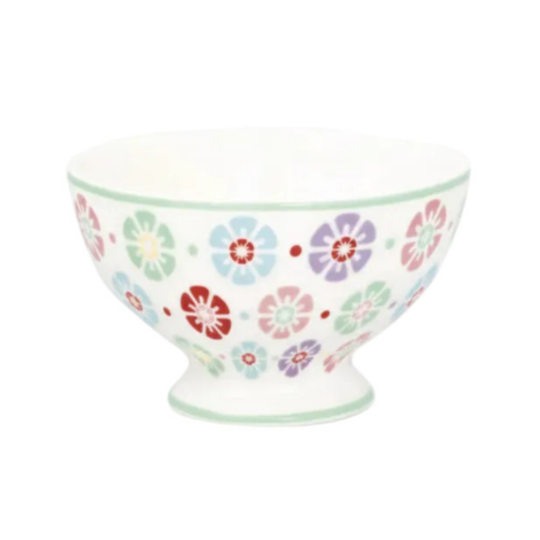 GreenGate Snackschale Rike weiß geblümt Ø 10 cm