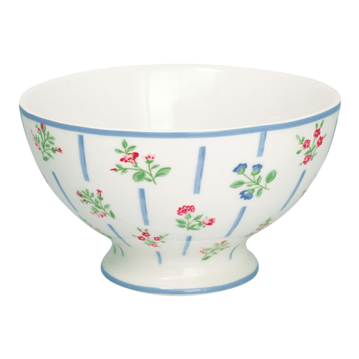 GreenGate Suppenschale Hannah weiß aus Steingut Ø 15 cm